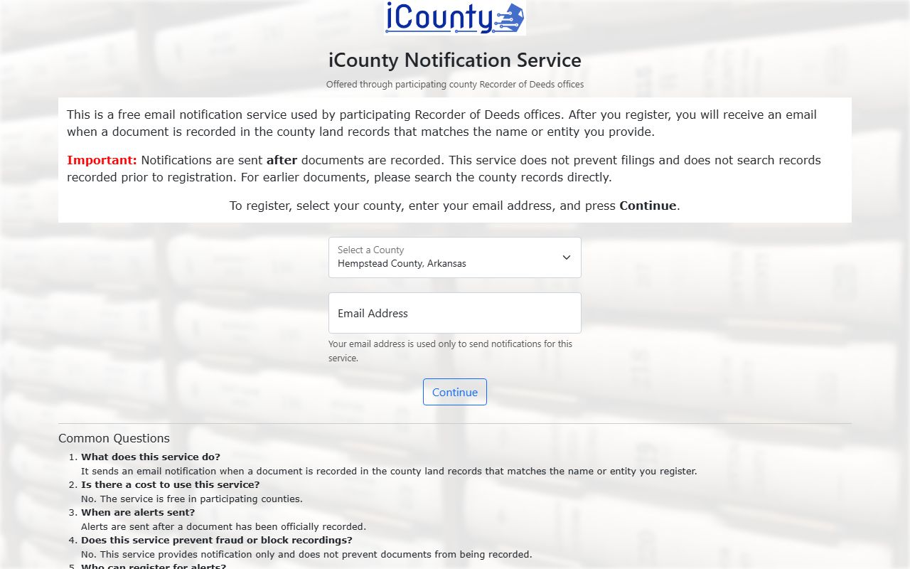 Camden County marriage and recorded document DeedWatch service