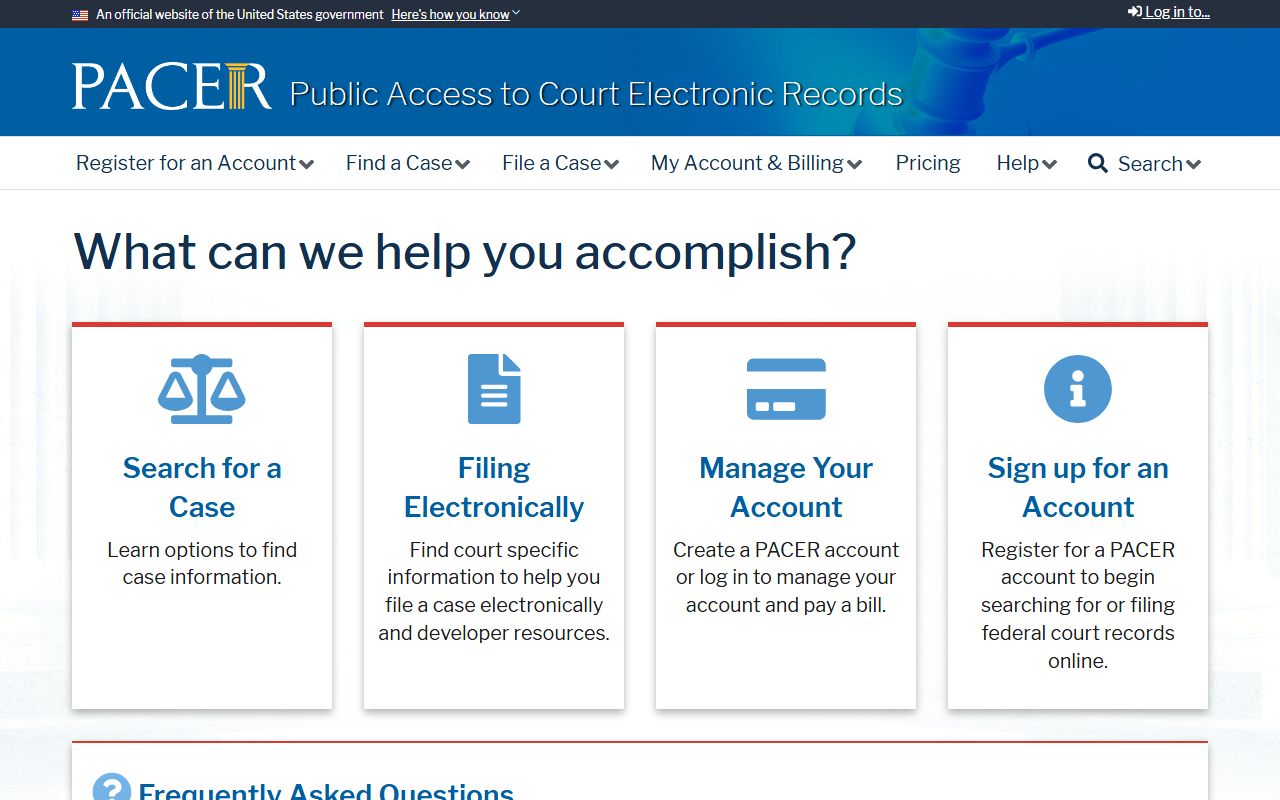 Camden County probate records contrasted with PACER federal court access